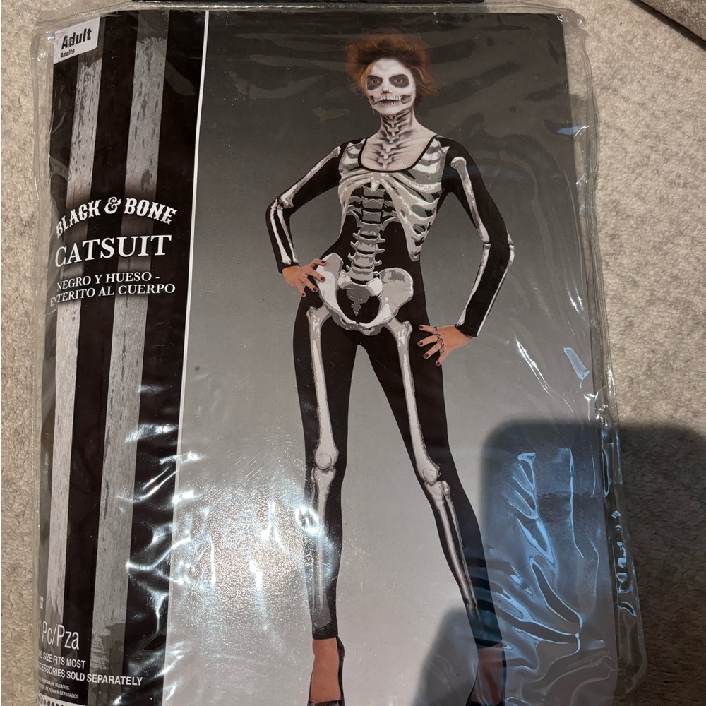 Adult skeleton costume